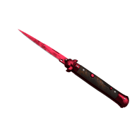 StatTrak™ ★ Stiletto Knife | Doppler Ruby (Factory New)