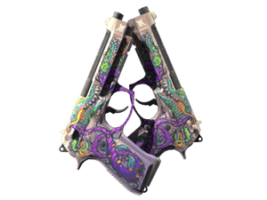 StatTrak™ Dual Berettas | Flora Carnivora (Minimal Wear)