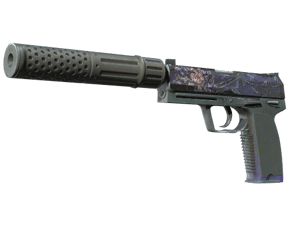 StatTrak™ USP-S | Black Lotus (Battle-Scarred)
