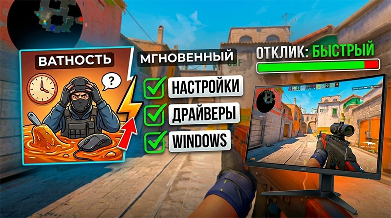 Как убрать input lag в CS 2: полный гайд по фиксу задержки ввода